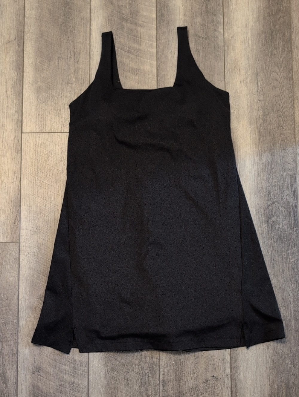 Old Navy Black Square Neck Athletic dress